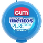 Mentos Pure Fresh Sugar-Free Fresh Mint Xylitol Chewing Gum, 50 Count Bottle - Image 3