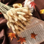 MIHUAGE 17-Inch Artificial Dried Rabbit Tail Pampas Grass Bouquet, 120-Count - Image 3