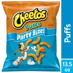 Cheetos Puffs Cheese Flavored Snacks, Party Size, 13.5 oz Bag - Image 7