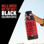 SToK Not Too Sweet Medium Roast Black Ready to Drink Cold Brew Coffee Bottle, 48 fl oz - Image 13